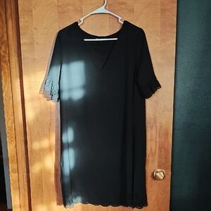 Scallop Tunic Dress